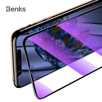 

Benks Anti-Blue-ray Full Protective VPRO Tempered Glass For IPhone 11 Pro Max XS XR 0.3mm Ultra-thin Front Screen Protector Film