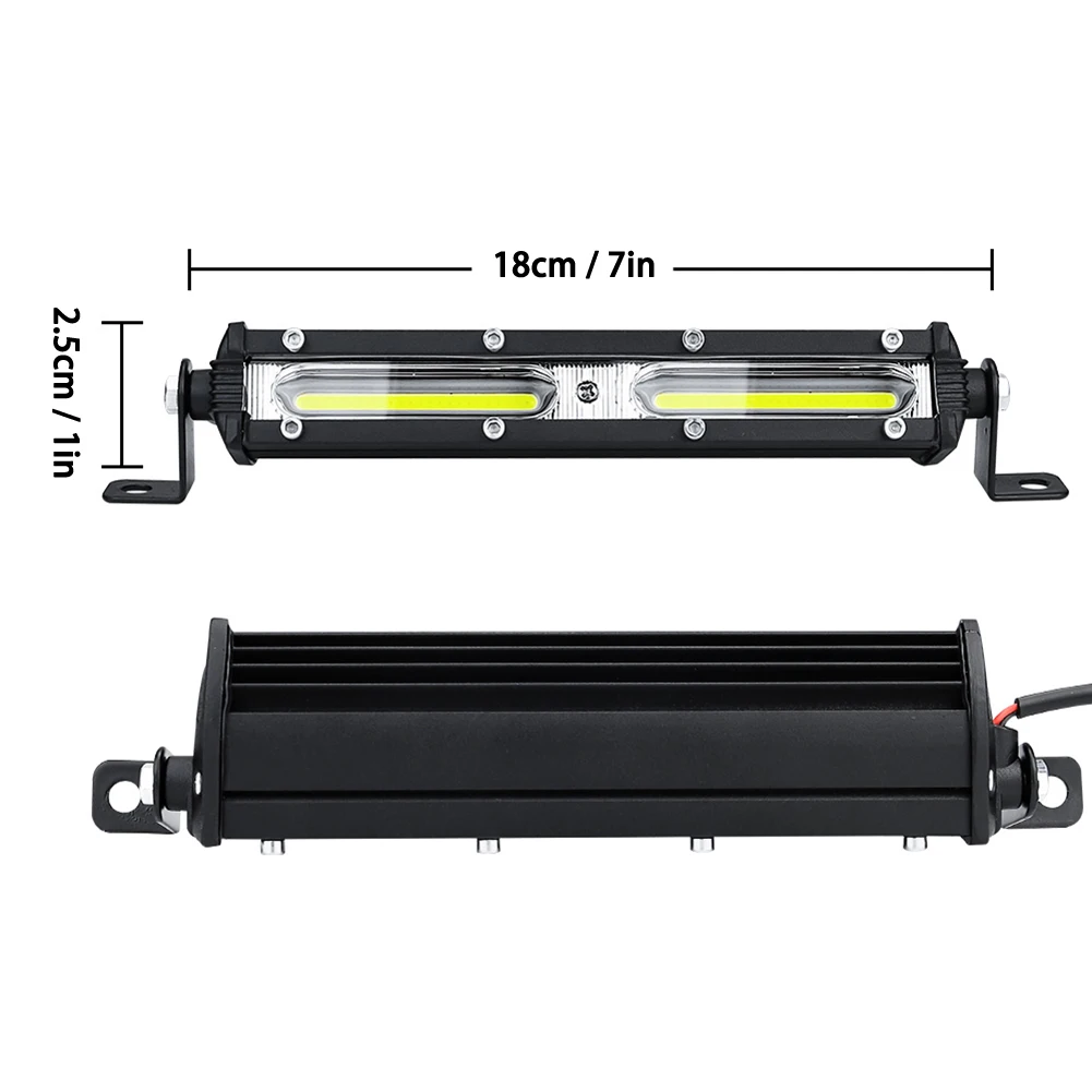 2 х 48W 12V 24V 18LED рабочий Светильник лампы пятно луча бар автомобилей SUV внедорожный противотуманный автомобильный потолочный светильник