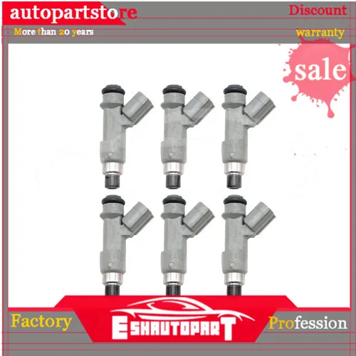 6 шт. оригинальный брендовый двигатель серый топливный инжектор для автомобиля