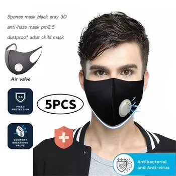 

Face Mouth mask Reusable Dustproof Mask Dust Mask PM2.5 Windproof Foggy Haze Pollution Respirat mascherina ffp3