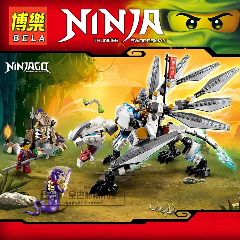 

Ninja Titanium Dragon Building Blocks Bricks Diy Model Ninjagoes Educational Toys For Children 360pcs