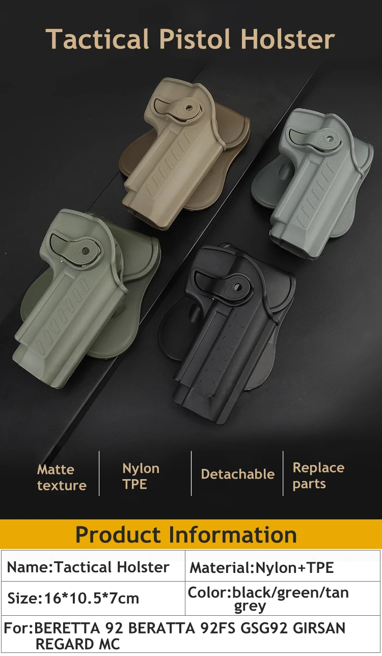 Fondina IWB In Pelle PU ZONSUSE - Nascosta, Universale, Per Glock, Beretta, S&W E Altre Pistole - Foto 9