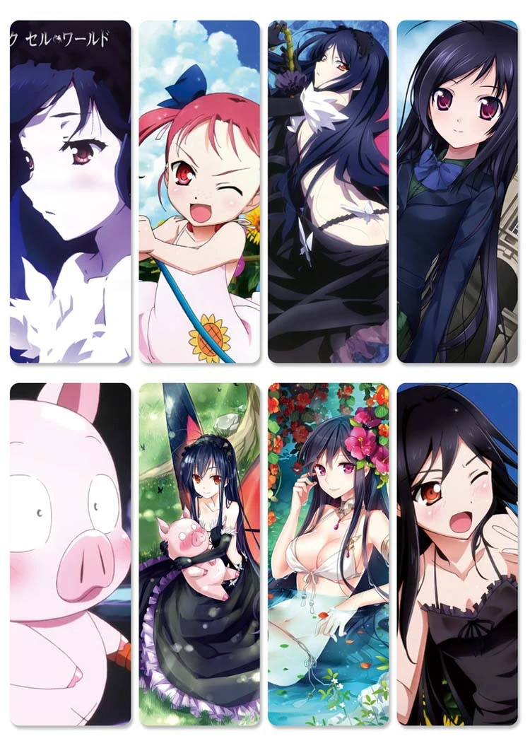 10セット ロットアニメアクセル ワールドのブックマークkuroyuki姫有田晴之pvcブックマークオフィス学校のアクセサリーギフト Stickers Aliexpress