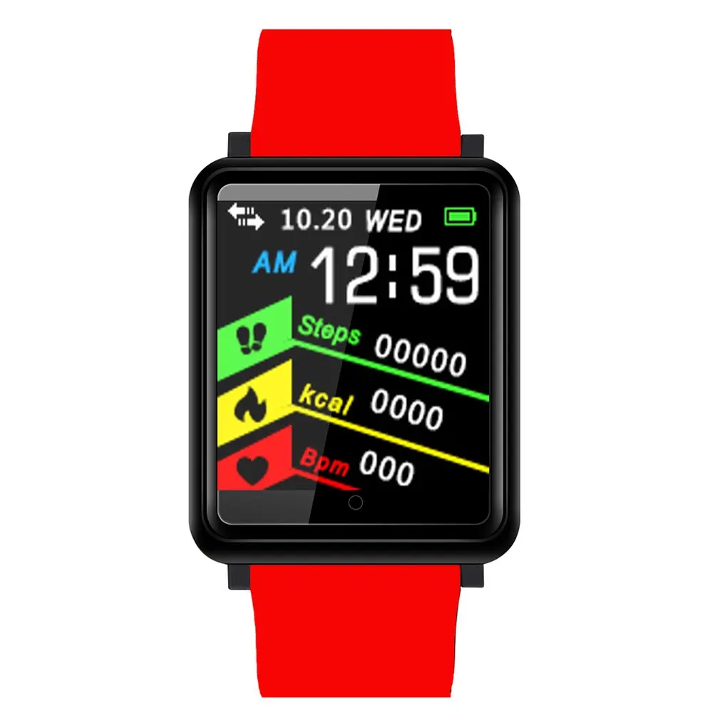 

F1 Multi-function Bracelet Real-time Heart Rate Monitor Pedometer Sports Unisex Intelligent Bracelet