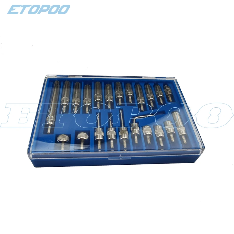 Description Picture 2 of itemDial Indicator 22Pcs M2.5 and 4-48 Thread Tip For Dial & Test Indicators Steel Dial Indicator Point Set