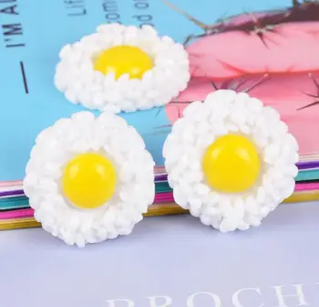 

kawaii Rice balls Poached Egg Resin Crafts Christmas Decoration Flatback Cabochon Embellishment For Scrapbook DIY Accessoris