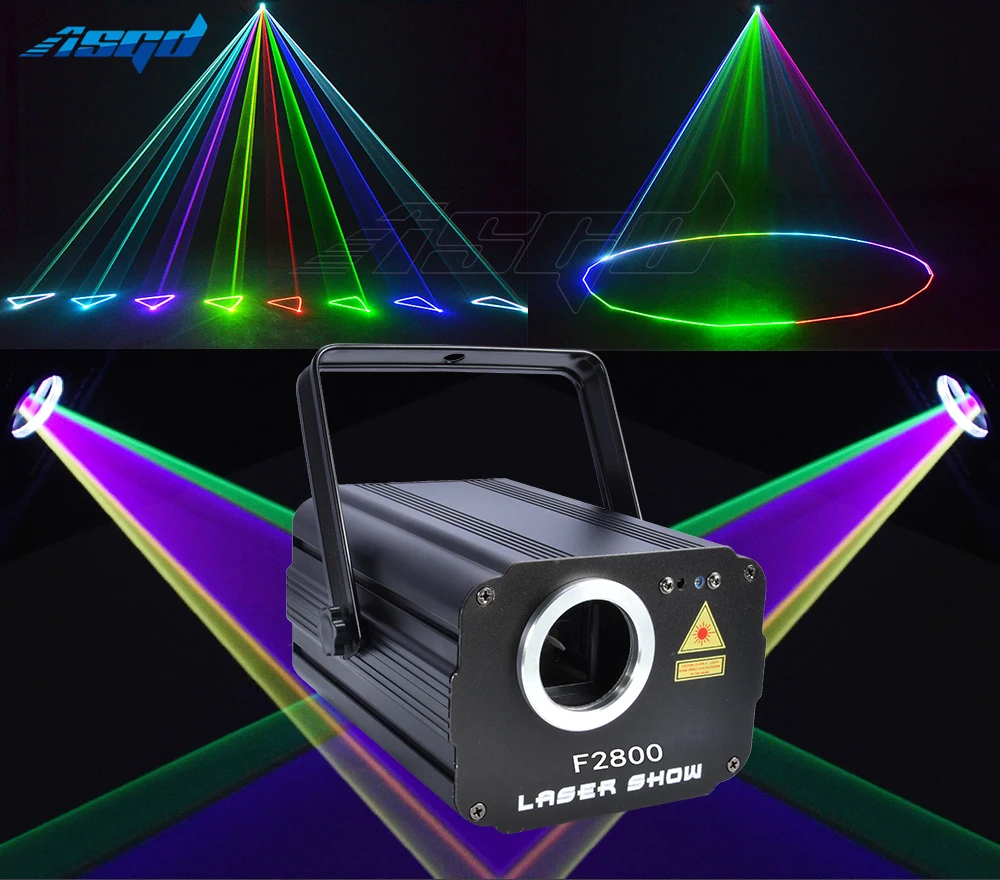 

1.2W Laser Light 1200mW 3D Animation Scanner Party Disco Projector With 2000 Patterns Sound Music DMX Control For Wedding Show