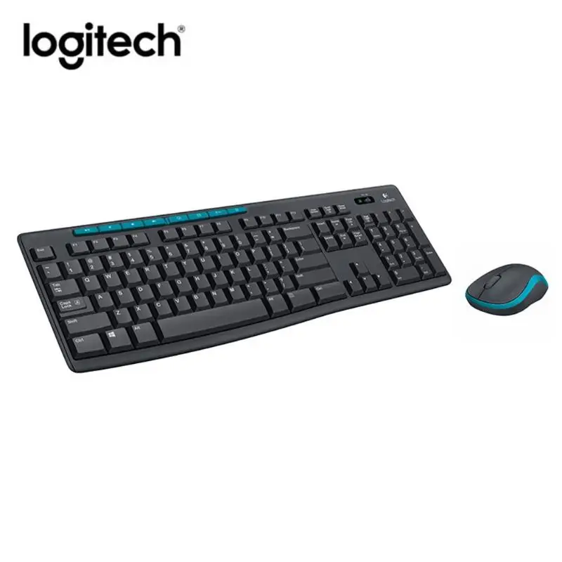 Logitech MK275 беспроводная клавиатура USB 1000 Точек на дюйм оптический, эргономический Мышь комбо