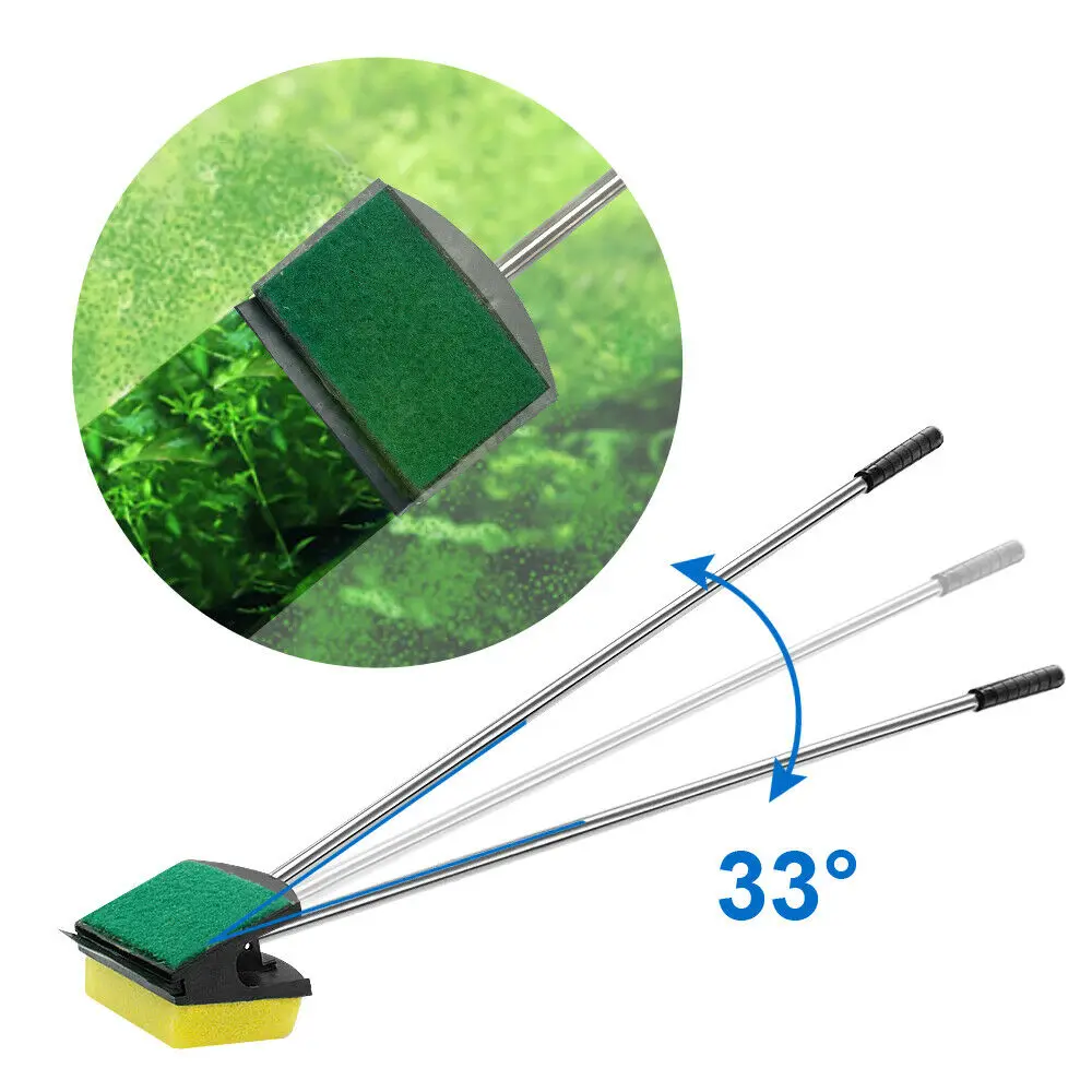 Щетка для чистки аквариума 47 см губка, аквариум Стекло Водоросли щетка для очистки аквариума Щетки высокого качества