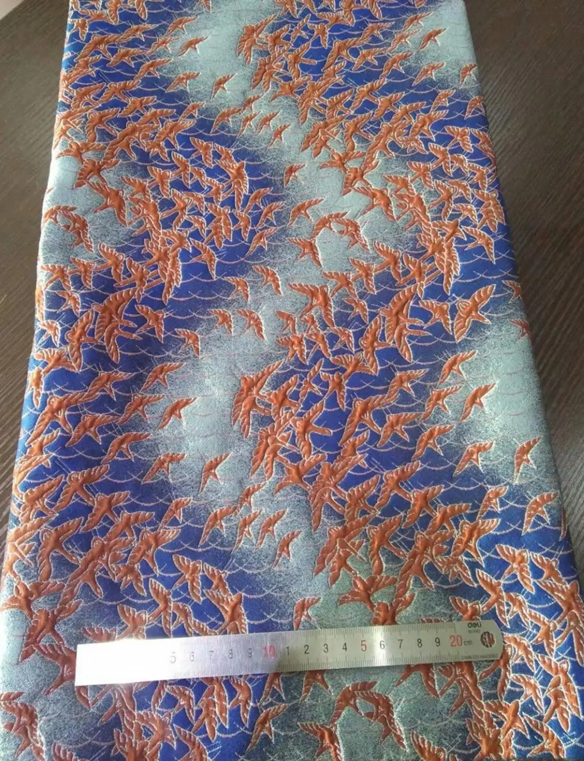 Жаккардовая парча ткань в черном цвете Новое поступление жаккардовая парча ткань с тюлем блузка DHL05