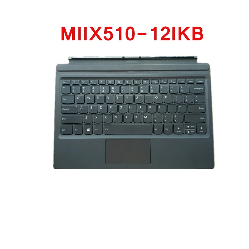 

NEW For Lenovo MIIX 510-12IKB MIIX520 Folio 52x base US layout Backlight keyboard magnetic keyboard