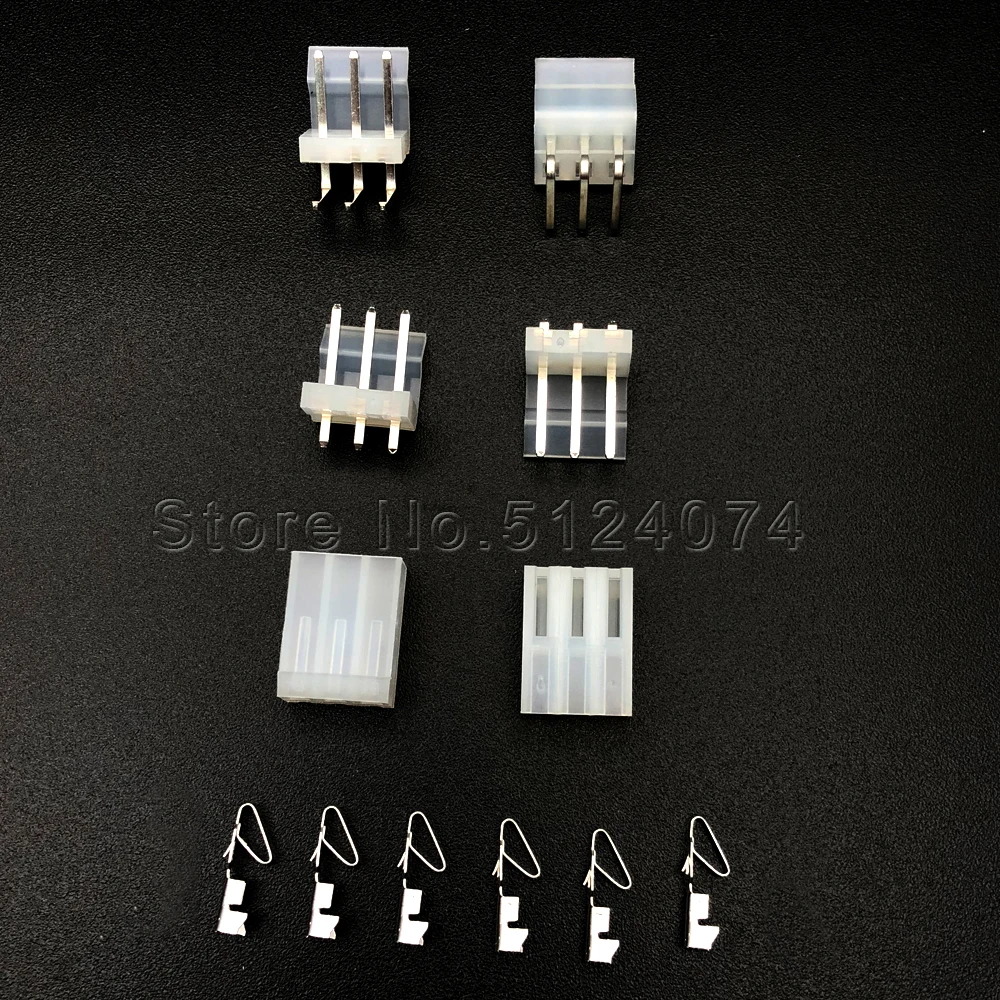 12 комплектов = 60 шт. CH3.96mm разъем 3P 3pin CH3.96 прямой/изогнутый изгиб иглы + набор клемм