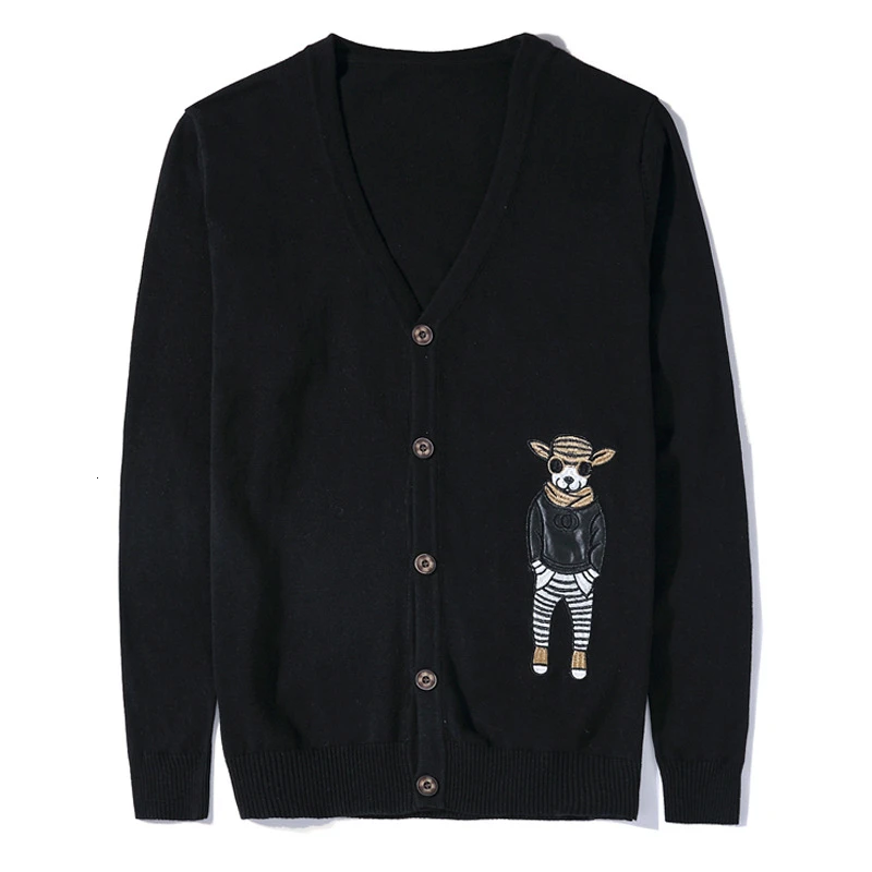 Новинка, осенне-зимний мужской свитер, мужской свитер с v-образным вырезом, Одноцветный Повседневный свитер, мужские облегающие вязанные пуловеры