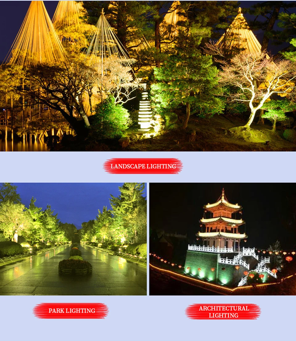Waterproof Tree Light Waterproof Spotlight LED Stage Moving Laser Light DJ KTV L