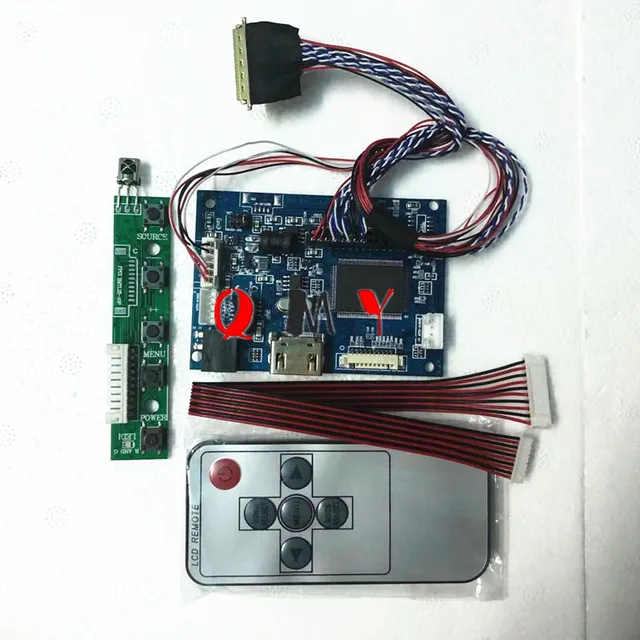 DMI+VGA 2AV Control Board Kit for B156XW02 V3/V6 B156XW02 V2/V7 1366X768 LCD LED screen Driver Board