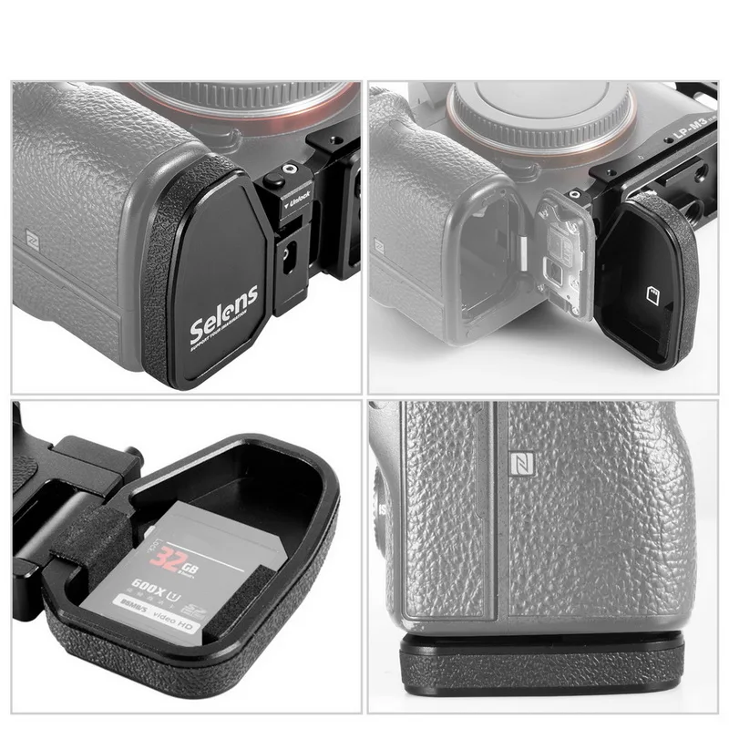 Selens A73 L Пластина для sony A7M3 A7R3 l-кронштейн для sony A7III/A7RIII/A9 с функцией быстрого крепления Arca style Plate 2122