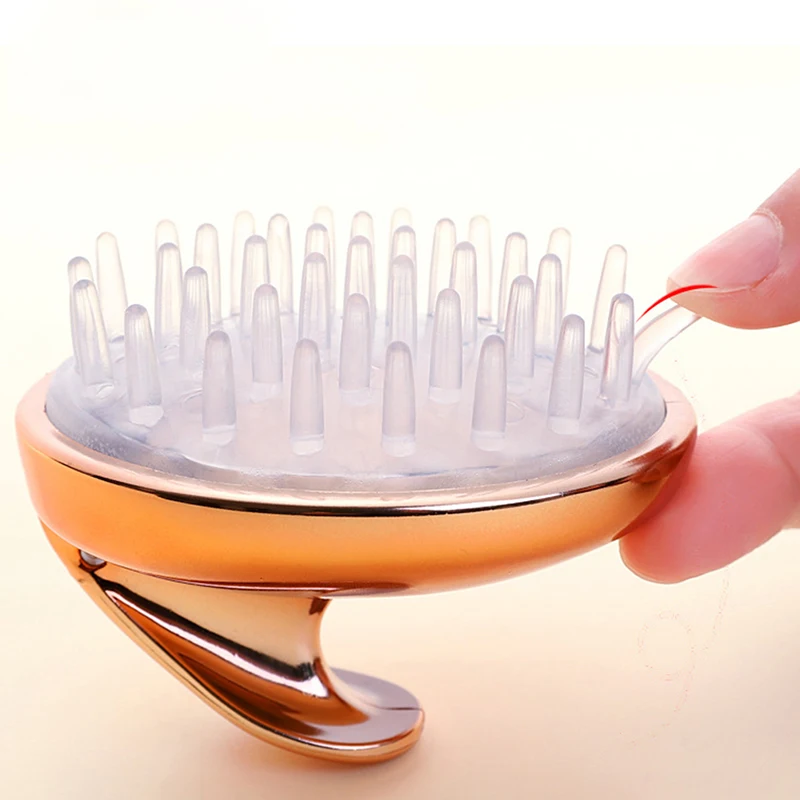 1pcs Multifunctional Handheld Massage Brush Head Body Scalp Massage Brush Comb Hair Cleaning Comb Head Massager