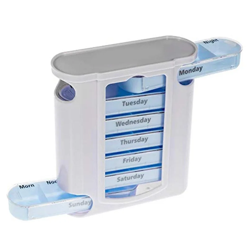 28-layer The Pill Case portable drawer moisture-proof plastic pill box 7 days a week tablet High-quality plastic medicinebox