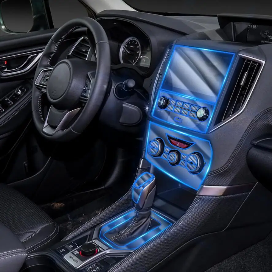 Защитная пленка для экрана ручки переключения передач из ТПУ Subaru Forester 2019 2020 |