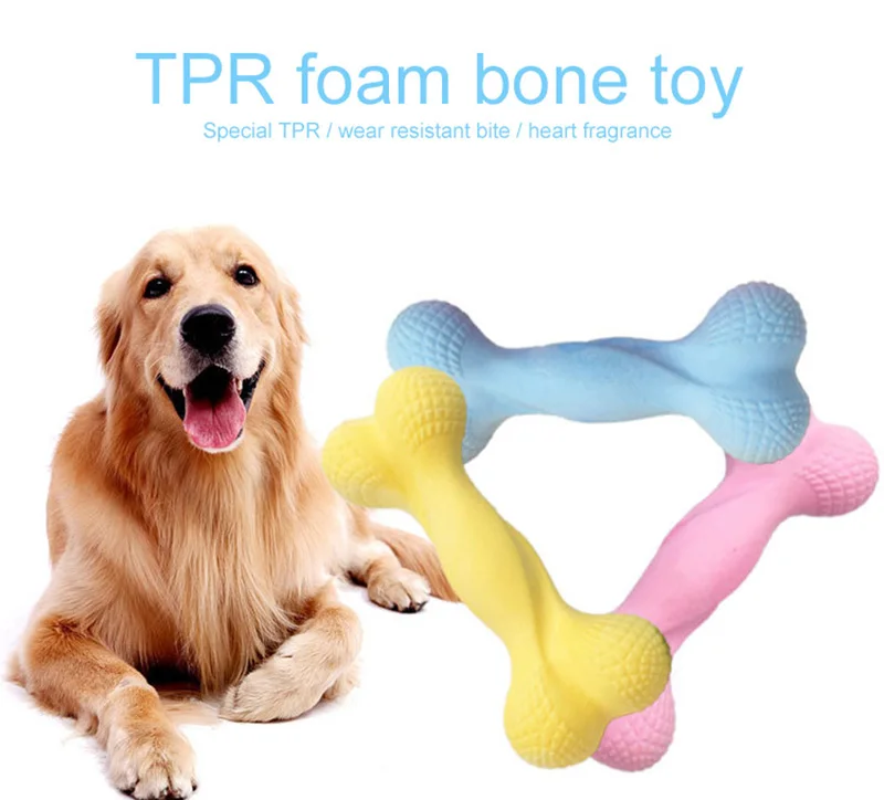 Новые игрушки для домашних животных из термопластичной резины, мягкие кости, игрушки для больших и маленьких собак, кормушки, грызущие кости для собак, игрушки для домашних животных, экологически чистые игрушки