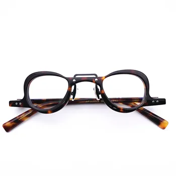 

Belight Optical Fancy Mini Irregular shape Men Women Vintage Retro Design Acetate spectacle frame precription lens 2020508