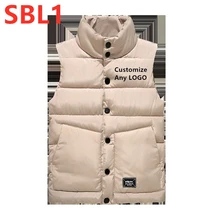 SBL1 бренд зимний классический жилет Мужская мода на заказ мужские теплые жилеты без рукавов готические куртки высокое качество мужские топы