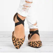 Женская обувь на плоской подошве; сезон весна-осень; модные женские туфли-гладиаторы на низком каблуке с эластичными лентами; повседневная женская обувь на плоской подошве в римском стиле