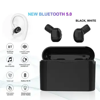 

M2T-SJ TWS Bluetooth 5.0 Wireless Earphones Stereo Sports Headset Mini In-ear Wireless Earbuds Bluetooth Headset for Smartphones