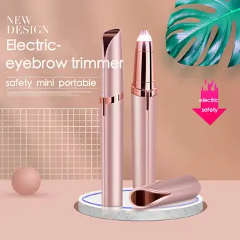 

Cute Mini Electric Multiple Useful Eyebrow Armpit Leg Face Nose Private Area hair Cutter Safety Trimmer Trim Cut Usb or Battery