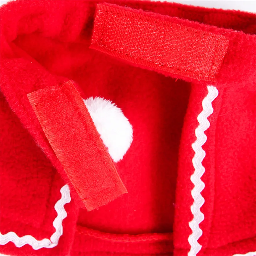 Pet Dogs Caps With Scarf Set Cat Dog Christmas Costume Headwear Cap Hat Christmas Party Pets Accessories (4)