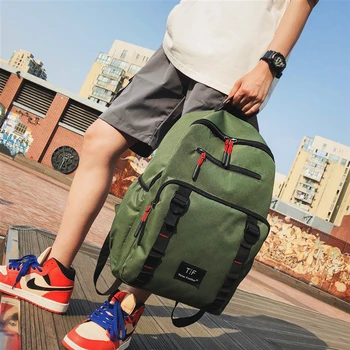 

Design Workwear Backpack bag's Tide Brand Casual Backpacks Women Simple Joker large-capacity Schoolbags Female College Students