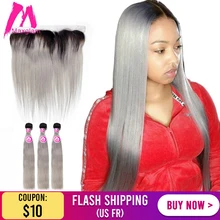 Cheap brazilian human hair extension straight bundles with frontal ombre colored T1B Grey weave 30 inch for black women 3 bundles remy Cheap brazilian human hair extension straight bundles with frontal ombre colored T1B Grey weave 30 inch for black women 3 bundles remy