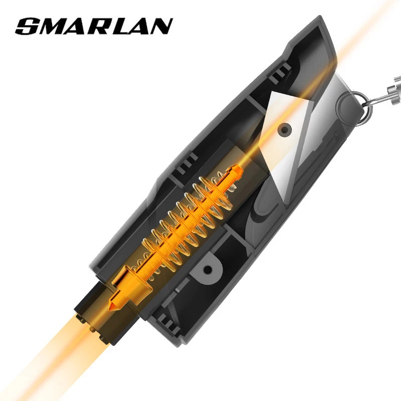 SMARLAN Portable Safety Hammer For Car Side Window Breaking Seat Belt Cutter Life-saving Escaping Emergency Tool With Key-chain