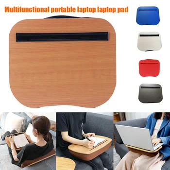 

Laptop Stand Pillow Office Desk PC Tablet Desk Bed Cushion Knee Lap Handy Computer Reading Writing Table Tablet Tray Cup Holder