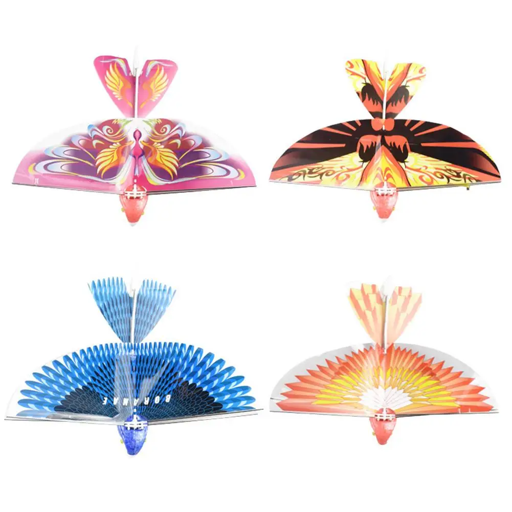 

360 Degree Flying Electric Bird Toy Rotation Hanging Flapping Bird Hover Rechargeable Simulation Kids Toy Realistic Display