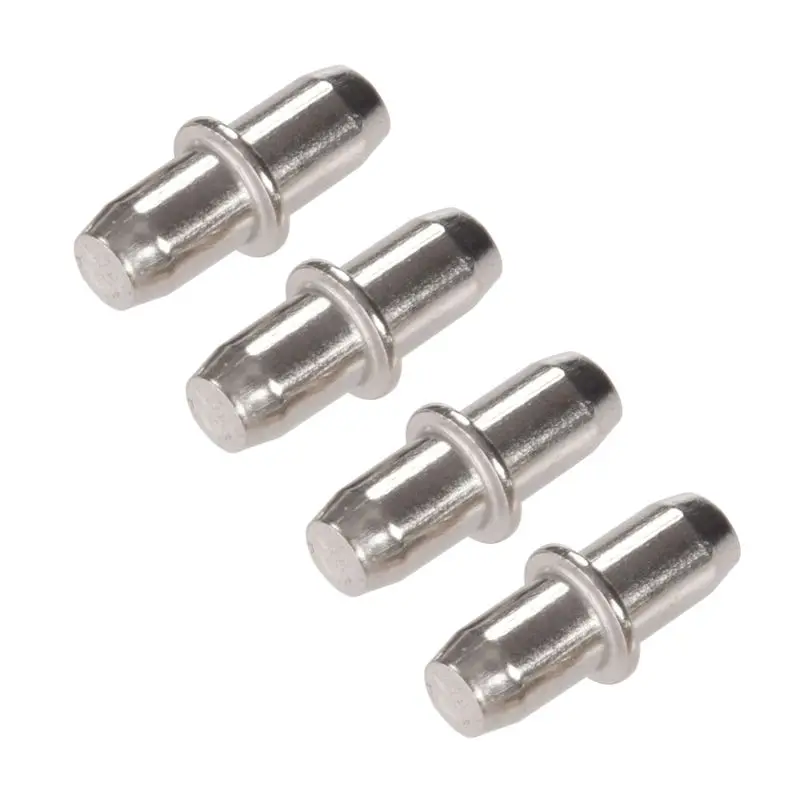 50pc Cabinet Cupboard Wooden Chopping Shelf Support Pins Nails 16mm x 5mm