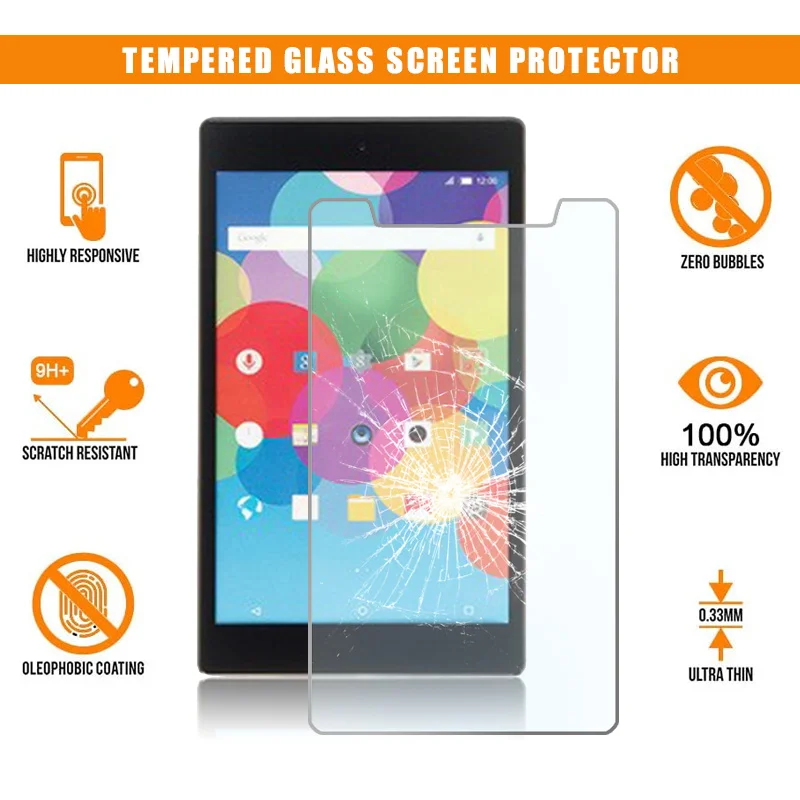 For ZTE Grand X View Full Tablet Tempered Glass HD Clear Anti-Scratch Anti-fingerprint Film Protector Guard Cover 2pcs tempered glass for samsung galaxy tab s7 t870 t875 9h anti scratch anti fingerprint full film tablet cover screen protector