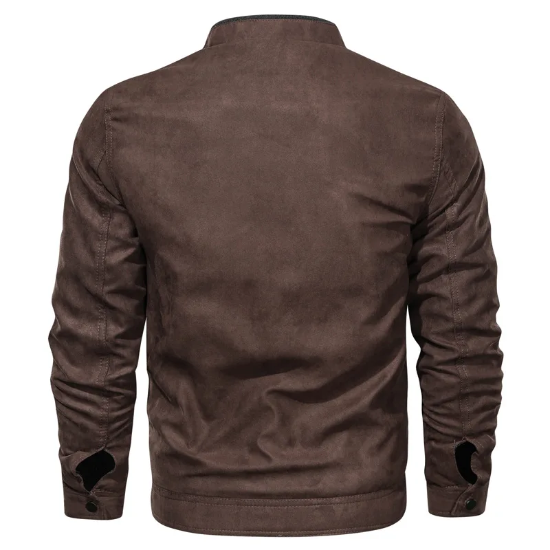 

2019 Spring And Autumn New Style Korean-style Slim Fit Trend Jacket Casual Stand Collar Solid Color Tops Youth MEN'S Coat