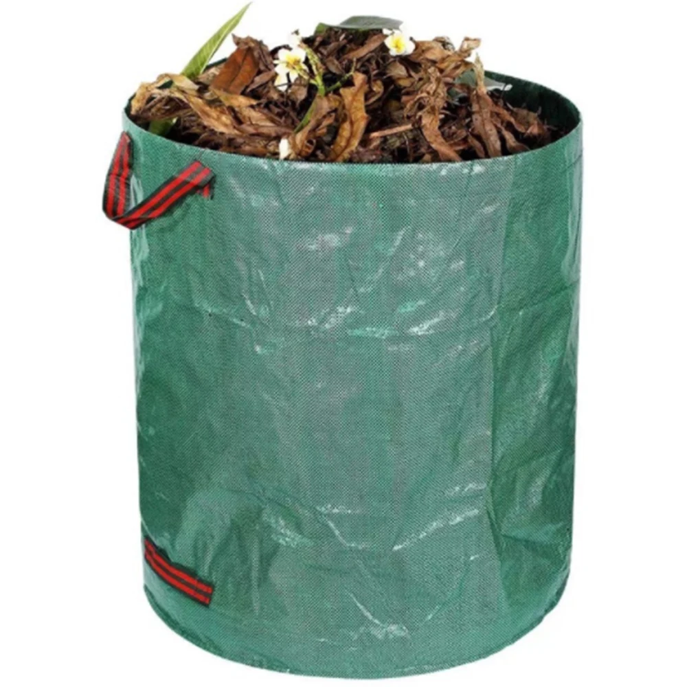 Durable Reusable Waterproof PP Yard Leaf Weeds Grass Container Storage Heavy Duty Garden Waste Bag | Дом и сад