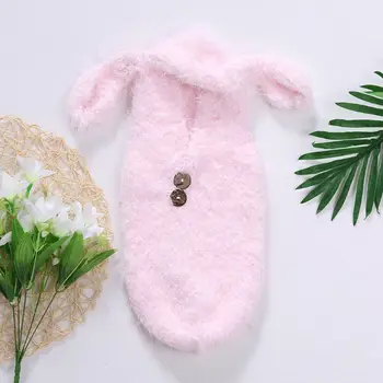 

Baby Soft Hat Sleeping Bag Set Newborn Photography Props Crochet Infant Outfits NEW
