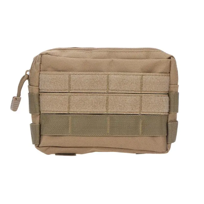 Khaki IKSNAIL тактическая Сумка Molle для спорта на открытом воздухе, военная поясная сумка, маленький карман, военная сумка для бега, дорожные сумки для кемпинга - Цвет: Khaki