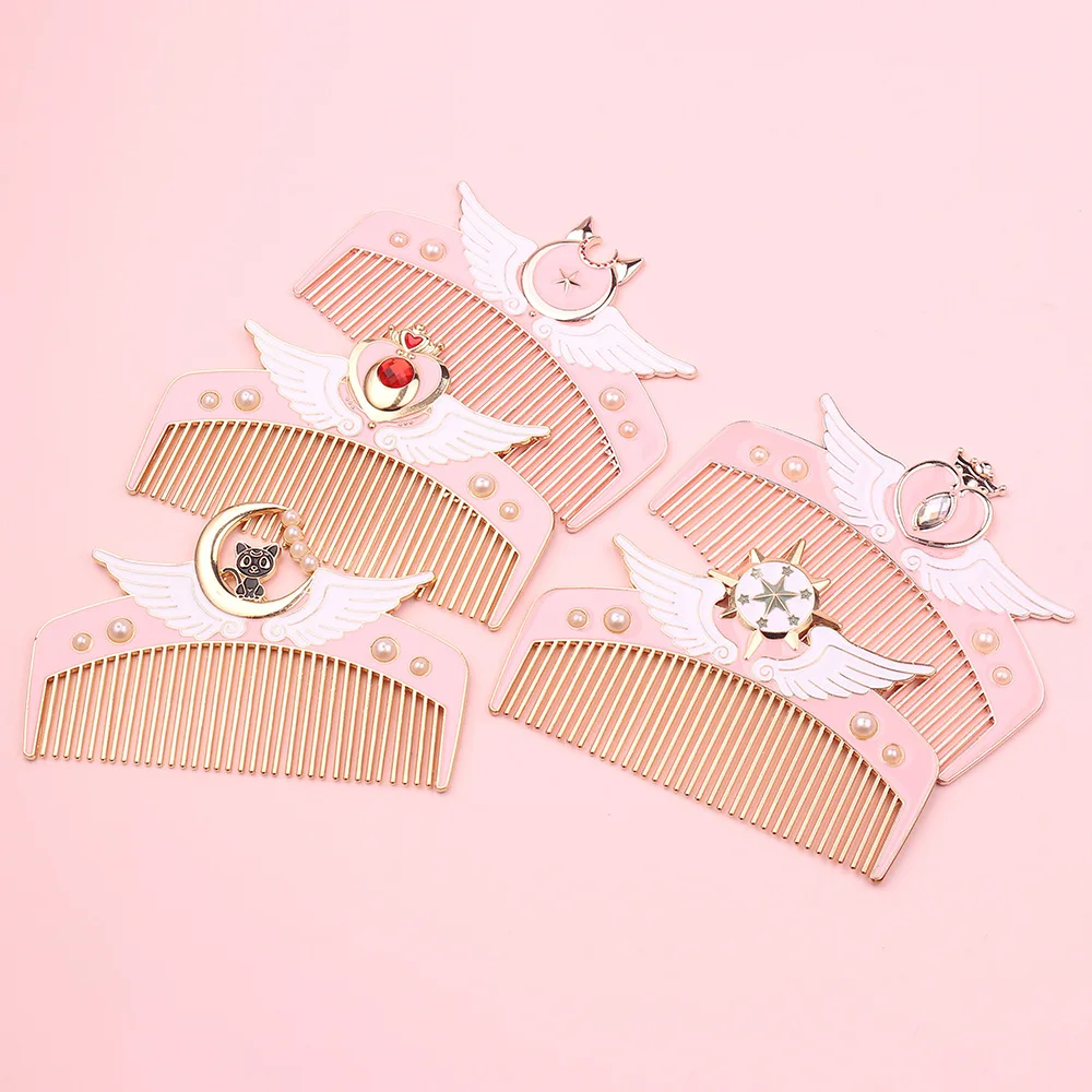 Сейлор Мун расческа Мультфильм Аниме Косплей палочки реквизит Крышка для карт