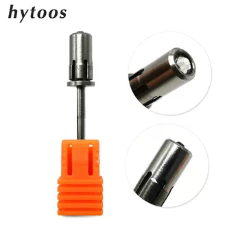 

HYTOOS Stainless Steel Sanding Bands Mandrel With Diamond 3/32" Carbide Nail Drill Bit Electric Manicure Drill & Accessory