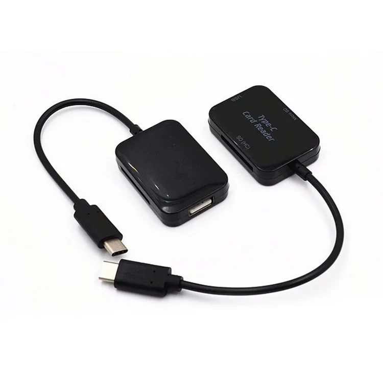 USB 3,1 type C к USB 2,0 концентратор SD TF кард-ридер+ OTG адаптер для Macbook PC и распродажа
