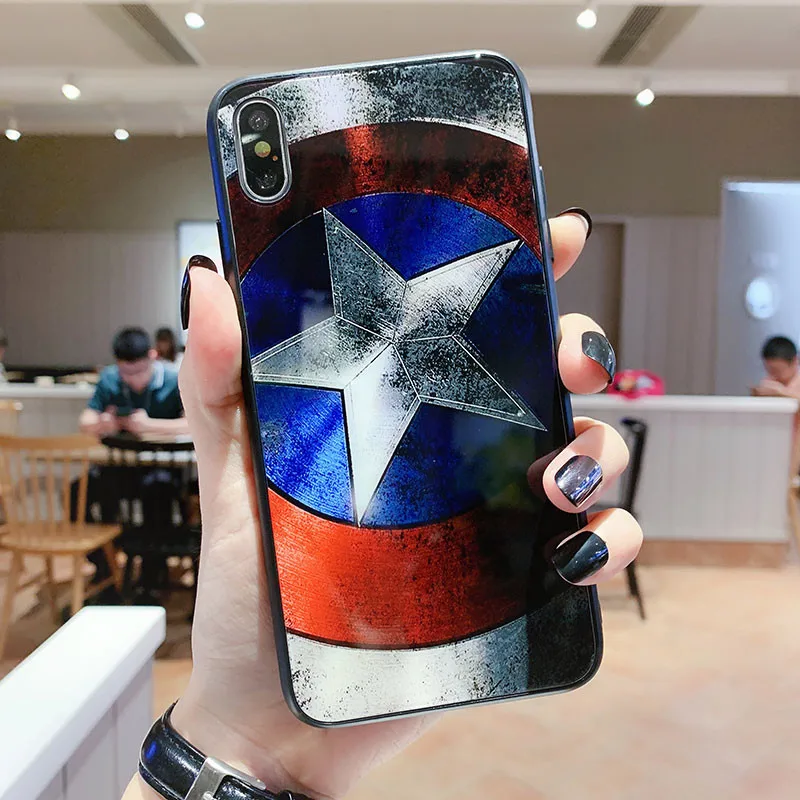 玻璃壳--蜘蛛侠-美国队长-001