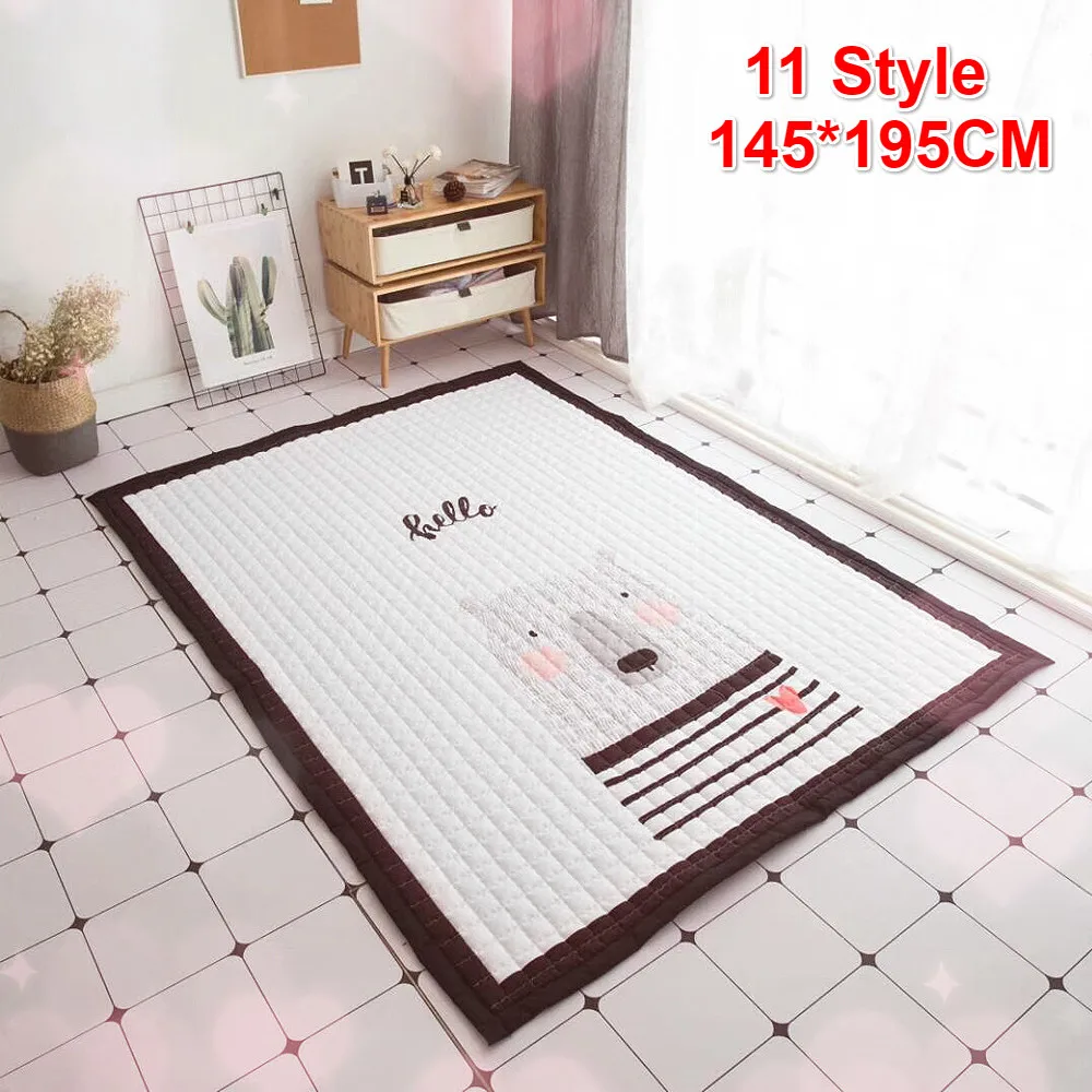 Детский игровой коврик 140X195cm универсальный моющийся для гостиной