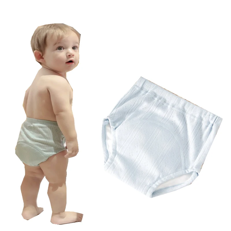 Baby Cotton Training Pants Panties Baby Diapers Reusable Cloth Diaper