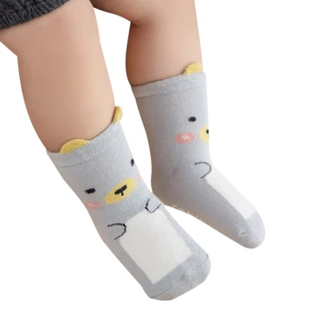 

Autumn Newborn Baby Socks Cartoon Printed Sole Soft Sock Boys Girls Infant Toddler Anti-slip Floor Socks