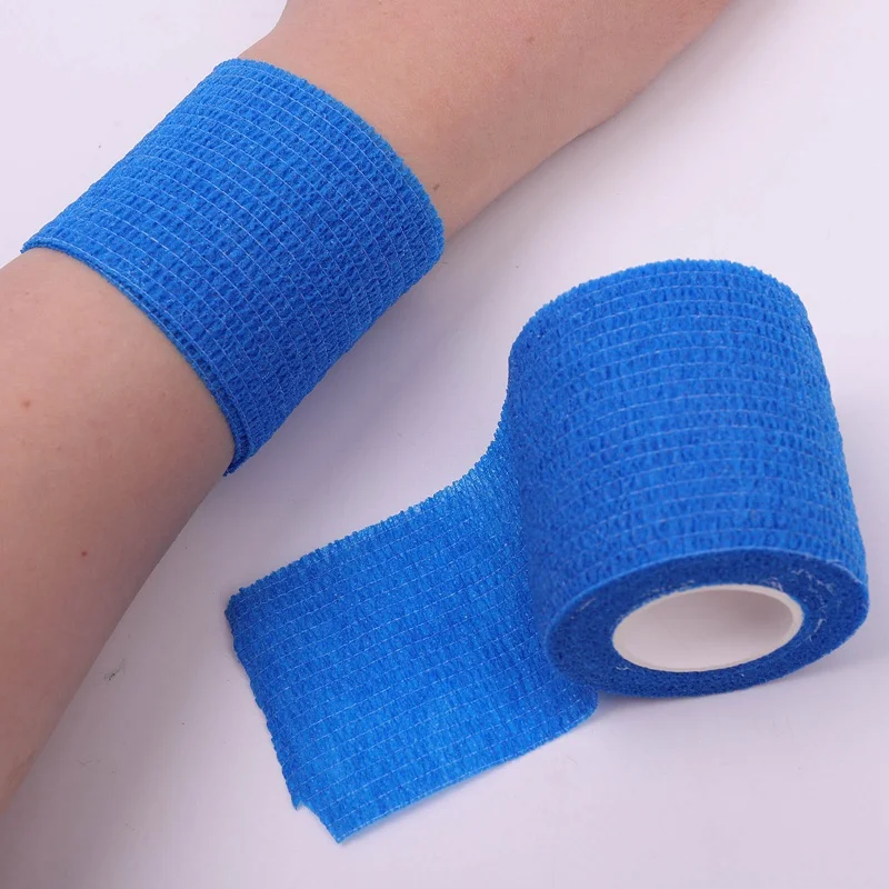 Vendaje elástico autoadhesivo de colores, cinta deportiva Elastoplast DE EMERGENCIA muscular, herramienta de primeros auxilios, soporte de rodilla, 5x450cm, 1 rollo