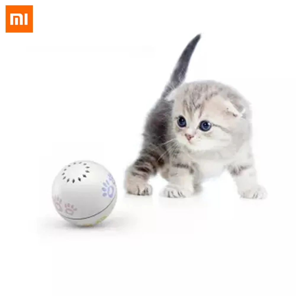 Xiaomi Petoneer font b Pet b font Smart Companion Ball Cat Toy Built in Catnip Box